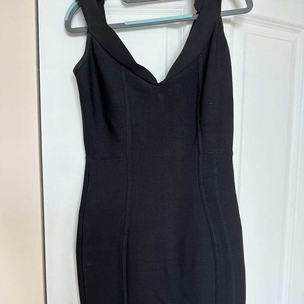 Bandage dress. Thick material, stretches